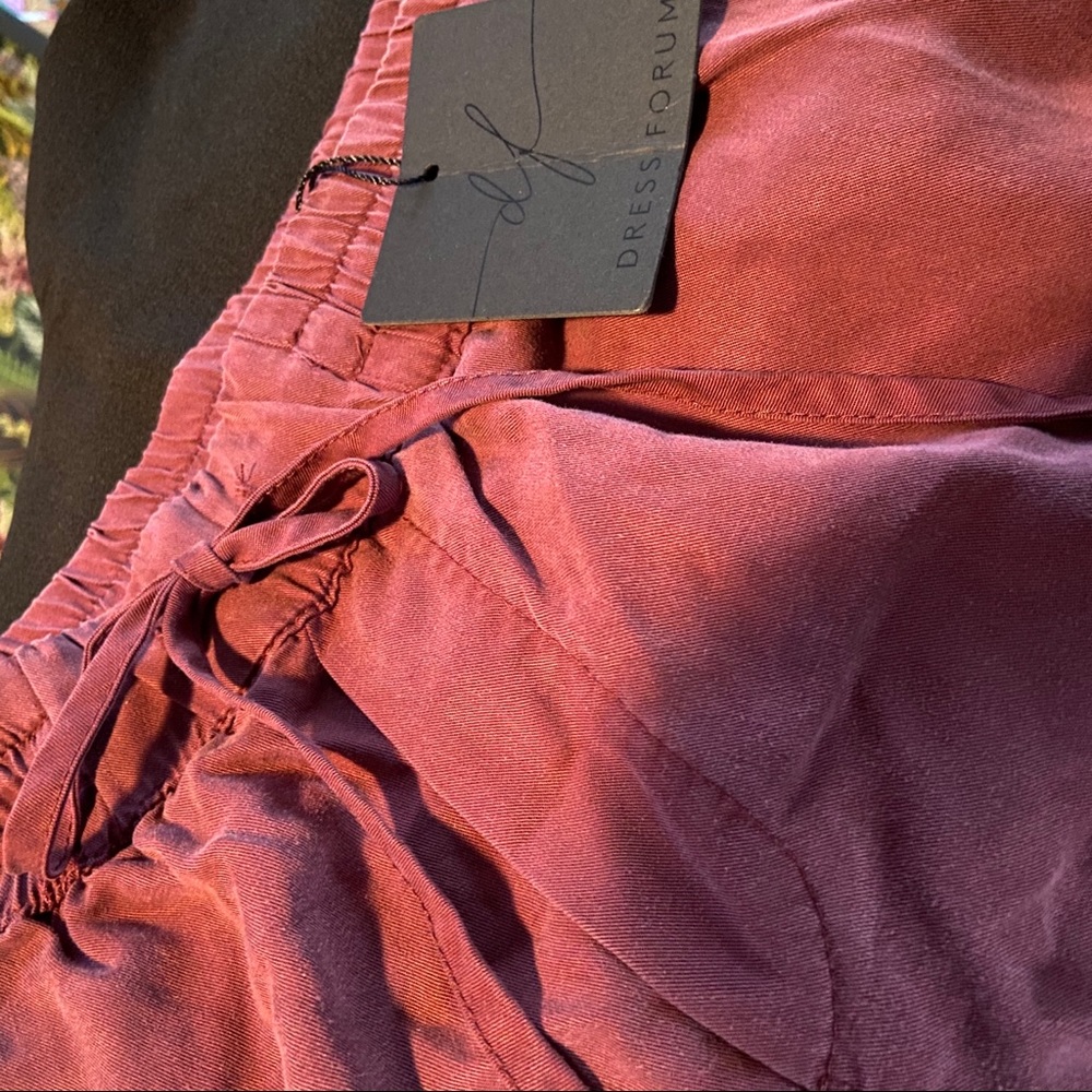 Burgundy cargo pants